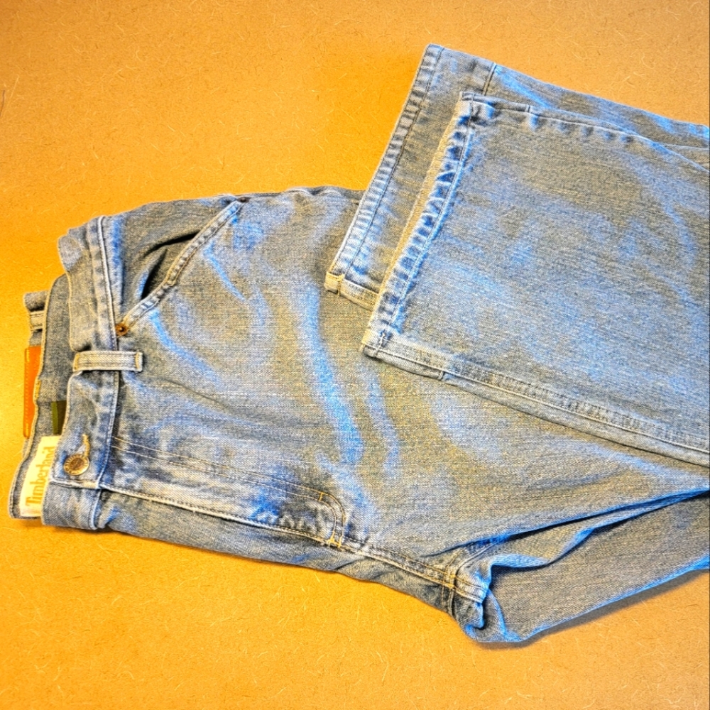 Men's vintage Timberland denim jeans, 100% cotton, 36 x 31